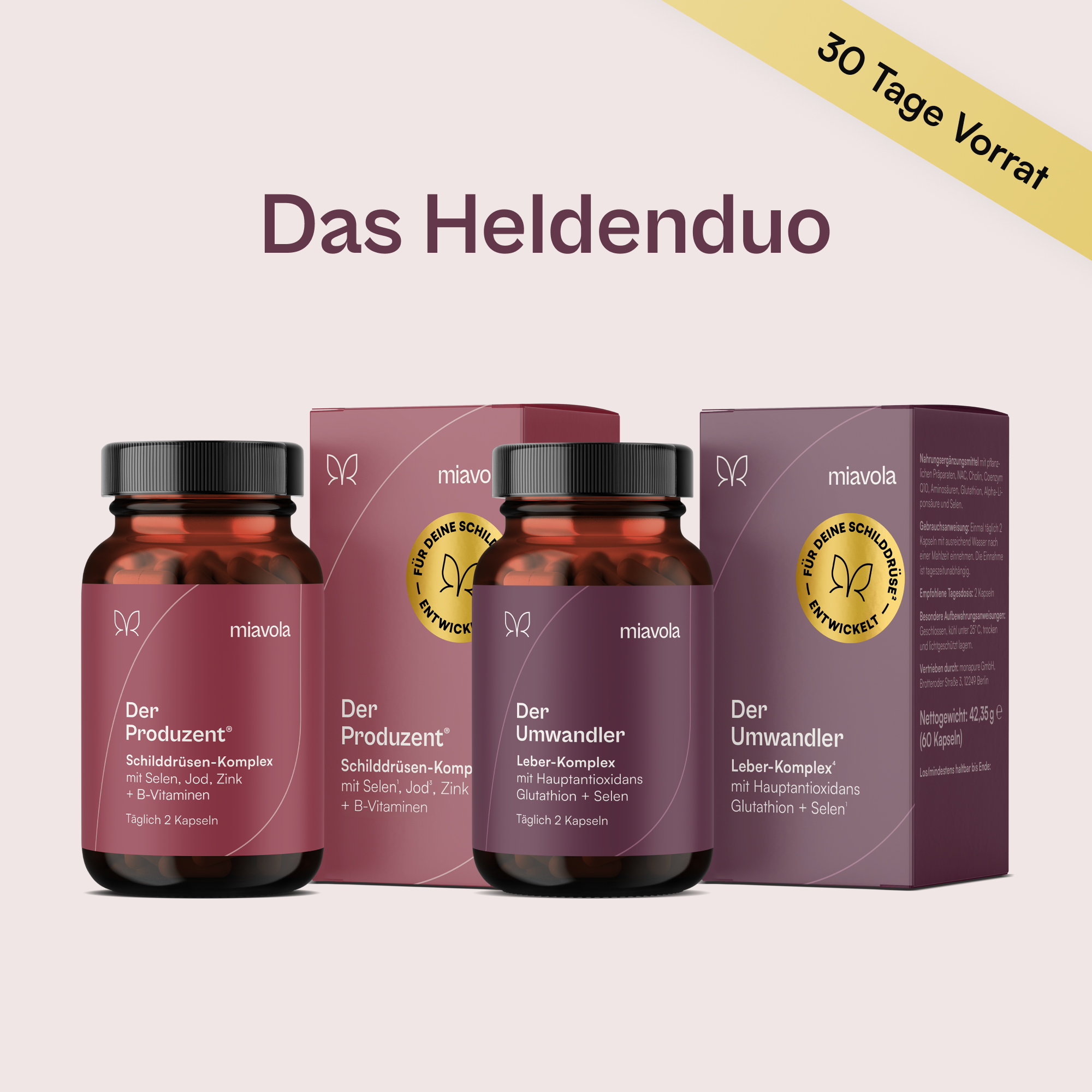 Das Heldenduo - 30 Tage Vorrat